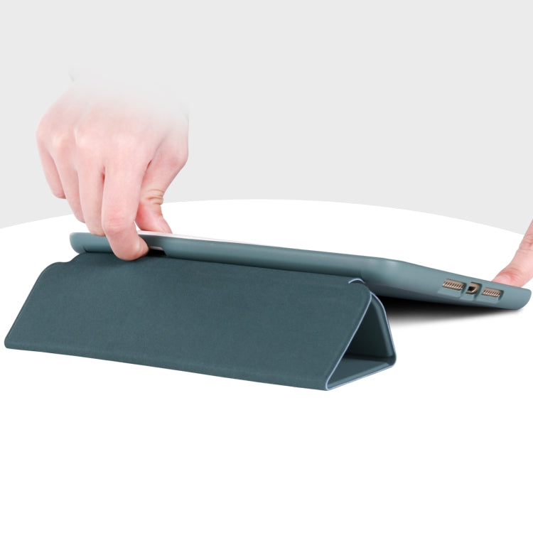 For iPad Mini 5 / 4 Horizontal Flip Tablet PC PU Leather Case with Three-folding Holder & Pen Slot