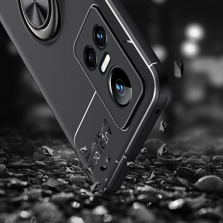 For OPPO Realme GT Neo3 Metal Ring Holder 360 Degree Rotating TPU Phone Case