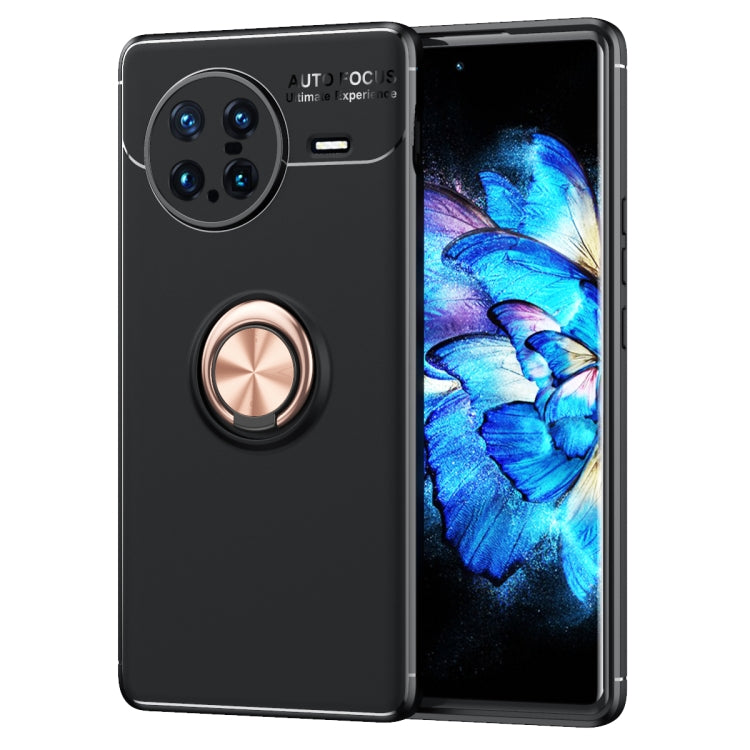 For vivo X Note Metal Ring Holder 360 Degree Rotating TPU Phone Case