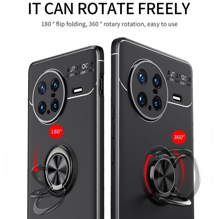 For vivo X Note Metal Ring Holder 360 Degree Rotating TPU Phone Case