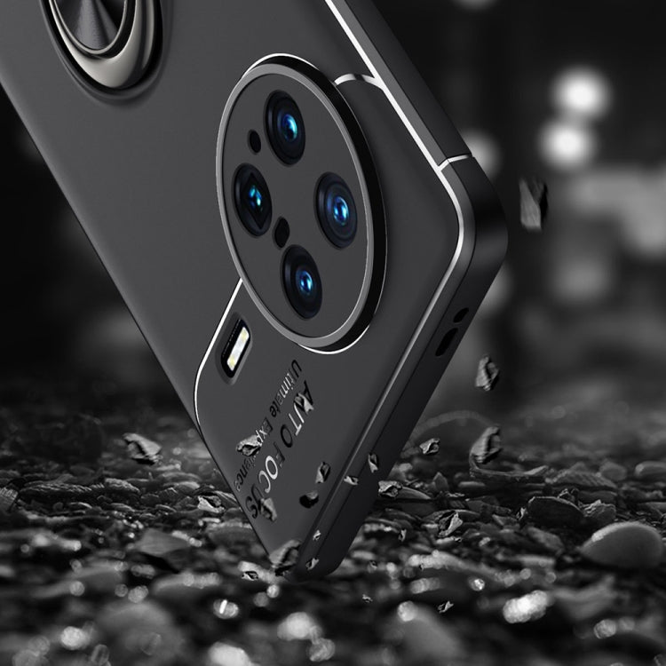 For vivo X Note Metal Ring Holder 360 Degree Rotating TPU Phone Case