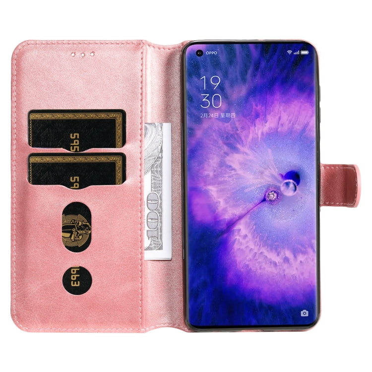 For OPPO Find X5 Pro Classic Calf Texture PU + TPU Horizontal Flip Leather Case