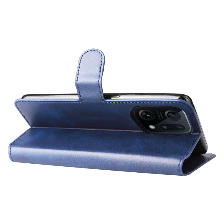 For OPPO Find X5 Pro Classic Calf Texture PU + TPU Horizontal Flip Leather Case