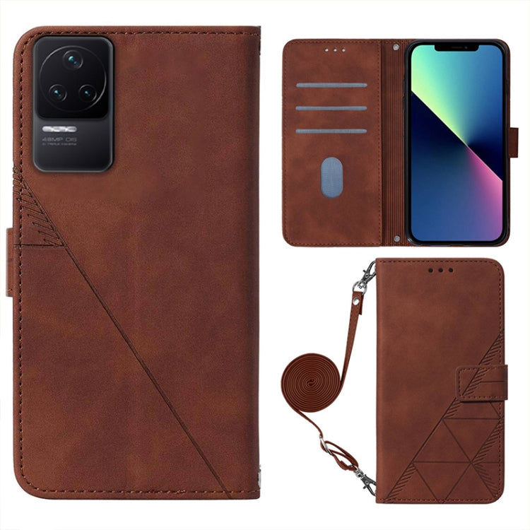 For Xiaomi Redmi K50 / K50 Pro Crossbody 3D Embossed Flip Leather Phone Case
