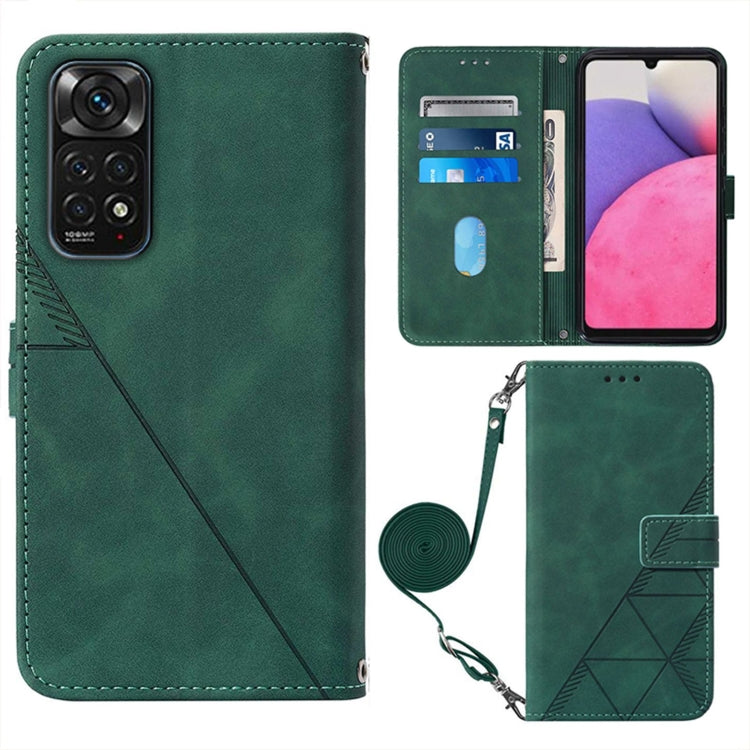 For Xiaomi Redmi Note 11S/Note 11 4G Foreign Crossbody 3D Embossed Flip Leather Phone Case