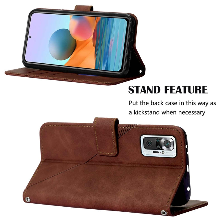 For Xiaomi Redmi Note 10 Pro/10 Pro Max Crossbody 3D Embossed Flip Leather Phone Case