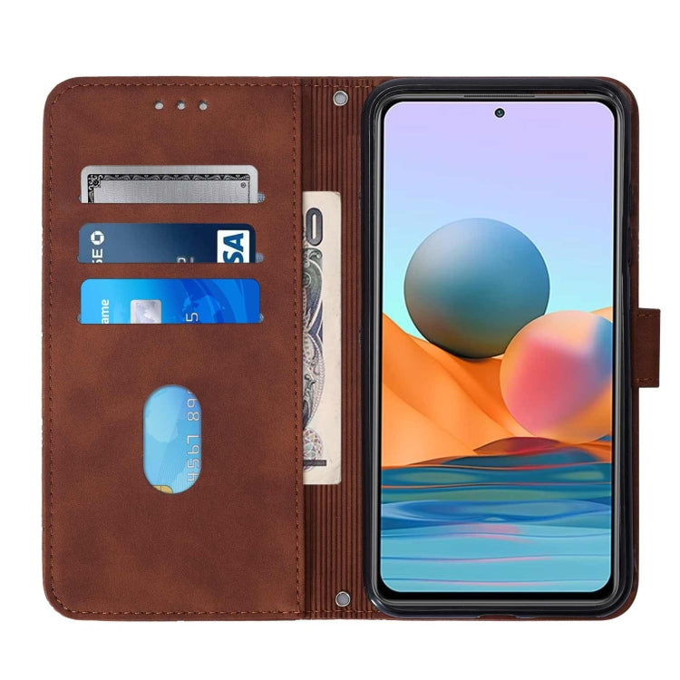 For Xiaomi Redmi Note 10 Pro/10 Pro Max Crossbody 3D Embossed Flip Leather Phone Case