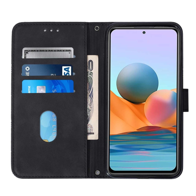 For Xiaomi Redmi Note 10 Pro/10 Pro Max Crossbody 3D Embossed Flip Leather Phone Case