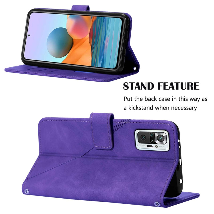 For Xiaomi Redmi Note 10 Pro/10 Pro Max Crossbody 3D Embossed Flip Leather Phone Case