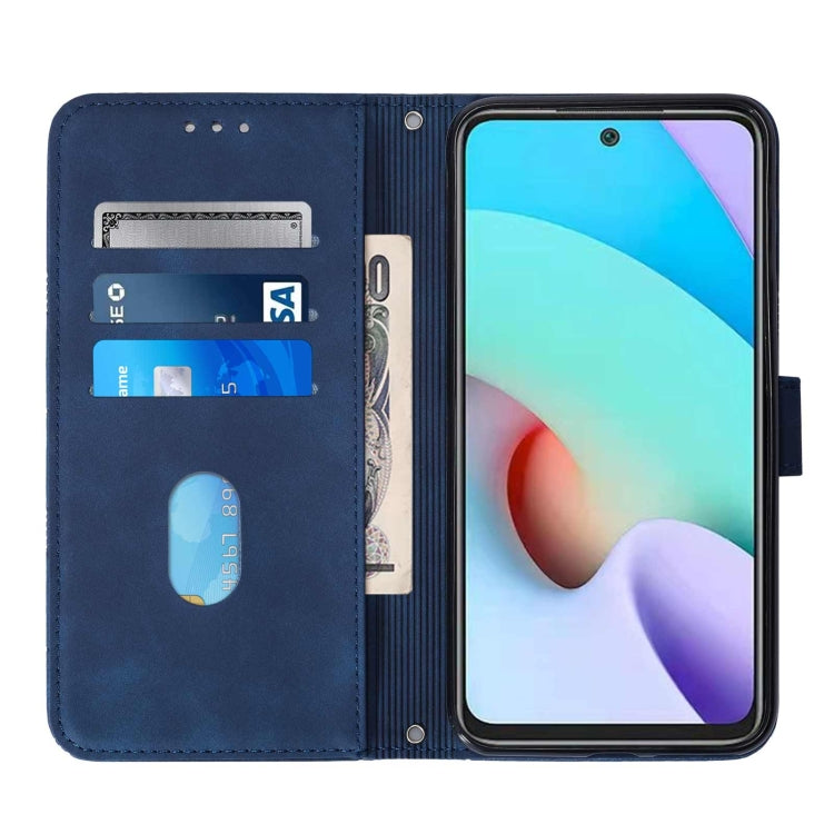 For Xiaomi Redmi Note 11 4G/Redmi 10/10 Prime Crossbody 3D Embossed Flip Leather Phone Case