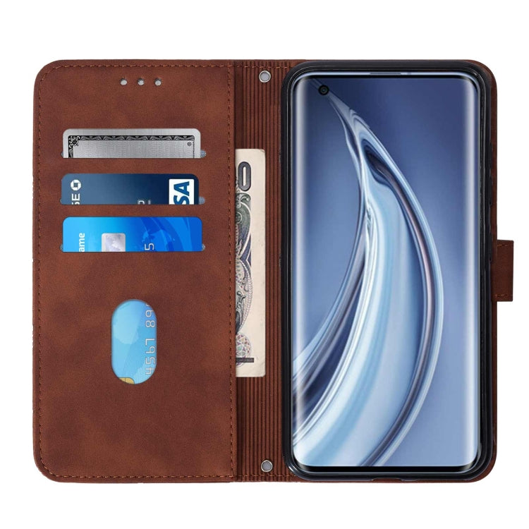 For Xiaomi Mi 10 5G / 10 Pro 5G Crossbody 3D Embossed Flip Leather Phone Case