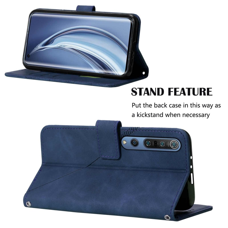 For Xiaomi Mi 10 5G / 10 Pro 5G Crossbody 3D Embossed Flip Leather Phone Case