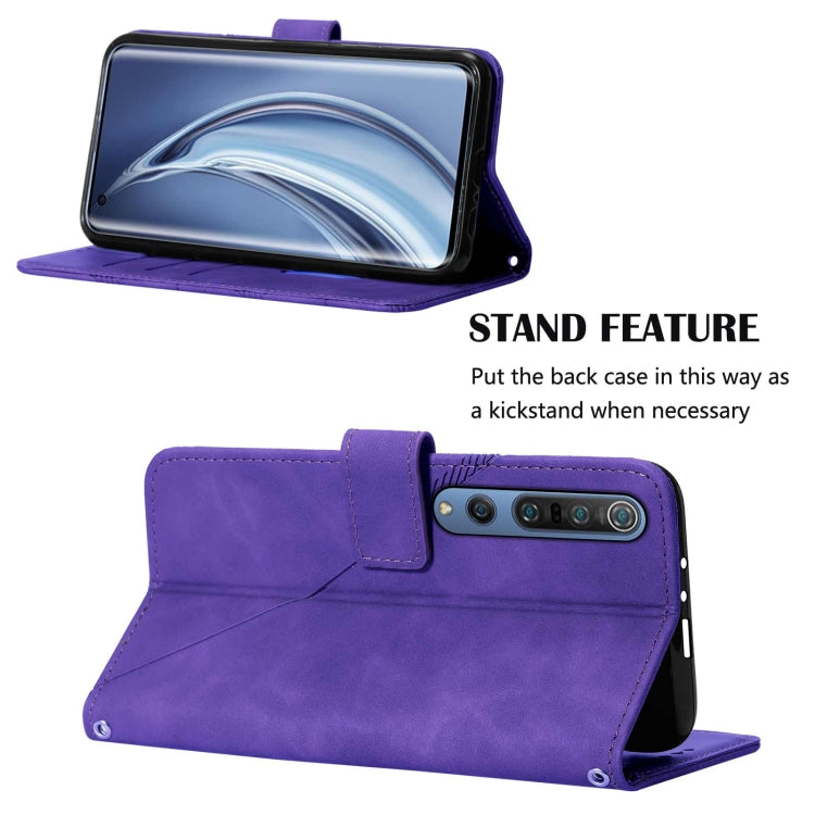 For Xiaomi Mi 10 5G / 10 Pro 5G Crossbody 3D Embossed Flip Leather Phone Case