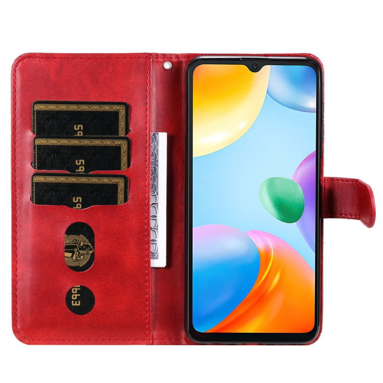 For Xiaomi Redmi 10C 4G / Redmi 10 India Fashion Calf Texture Zipper Horizontal Flip Leather Case