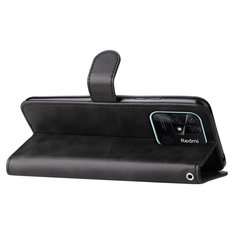 For Xiaomi Redmi 10C 4G / Redmi 10 India Fashion Calf Texture Zipper Horizontal Flip Leather Case