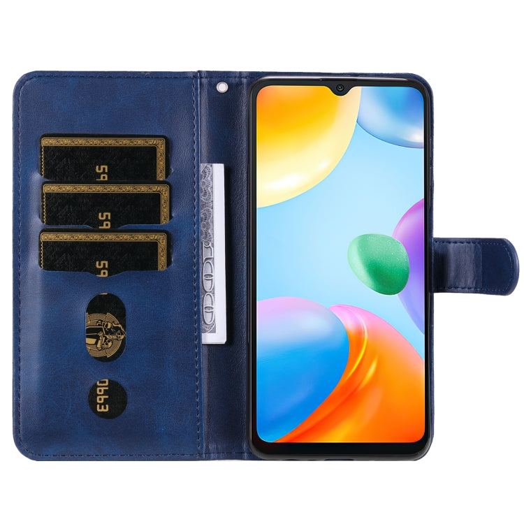 For Xiaomi Redmi 10C 4G / Redmi 10 India Fashion Calf Texture Zipper Horizontal Flip Leather Case