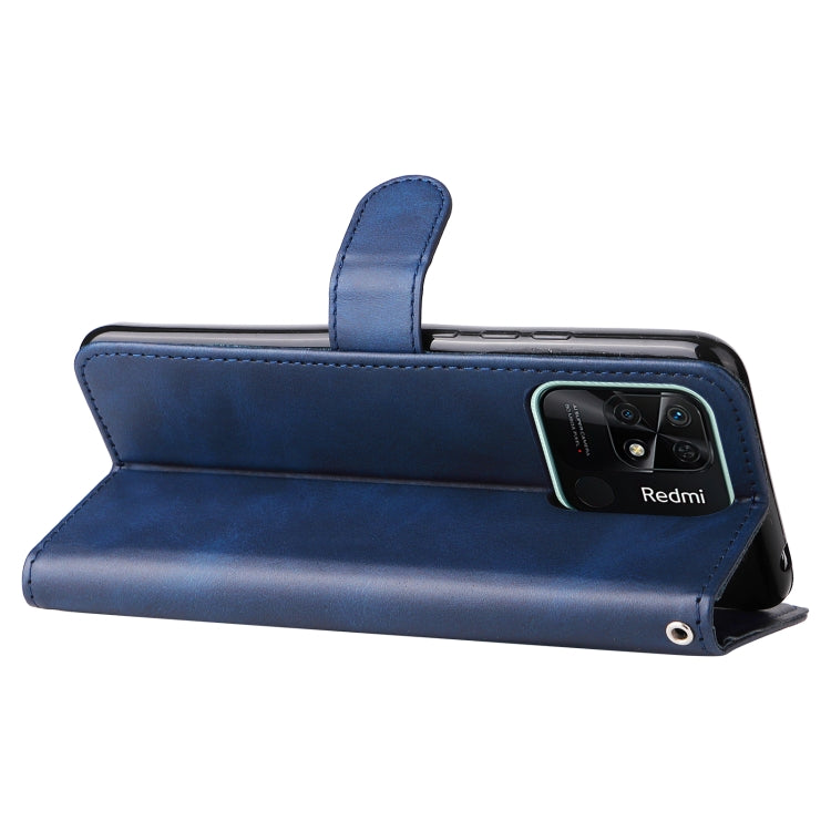 For Xiaomi Redmi 10C 4G / Redmi 10 India Fashion Calf Texture Zipper Horizontal Flip Leather Case