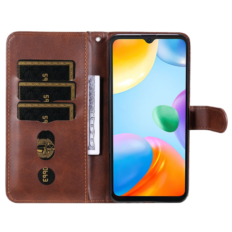 For Xiaomi Redmi 10C 4G / Redmi 10 India Fashion Calf Texture Zipper Horizontal Flip Leather Case