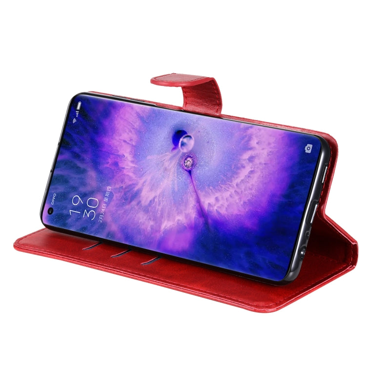 For OPPO Find X5 Fashion Calf Texture Zipper Horizontal Flip Leather Case