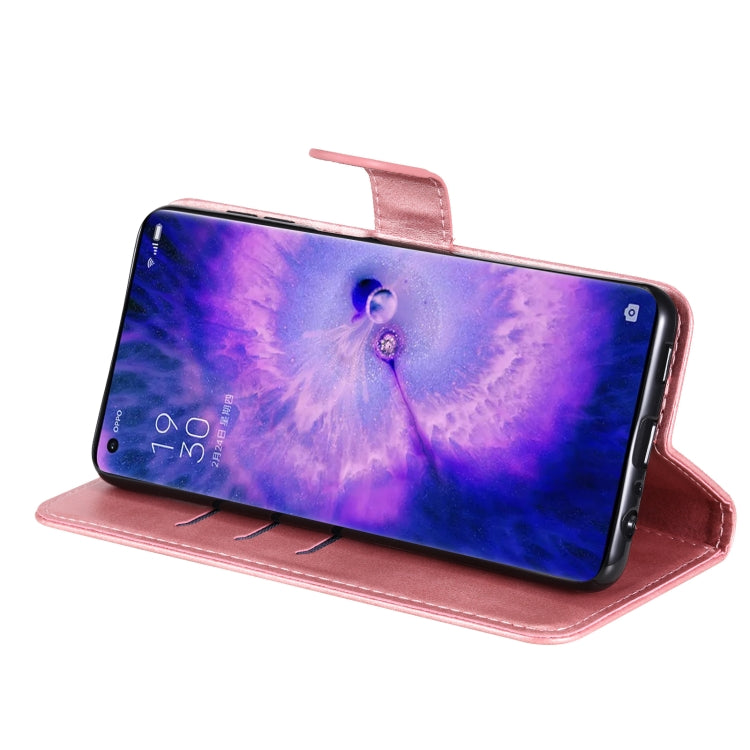 For OPPO Find X5 Fashion Calf Texture Zipper Horizontal Flip Leather Case