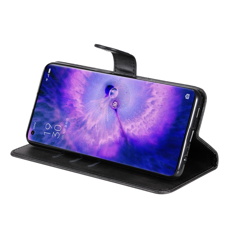 For OPPO Find X5 Fashion Calf Texture Zipper Horizontal Flip Leather Case