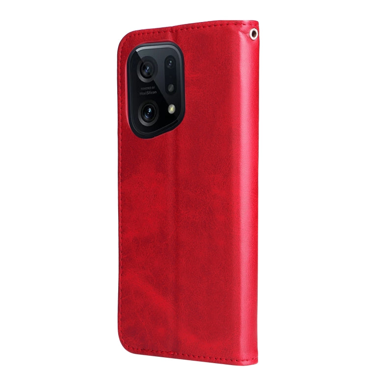 For OPPO Find X5 Pro Fashion Calf Texture Zipper Horizontal Flip Leather Case