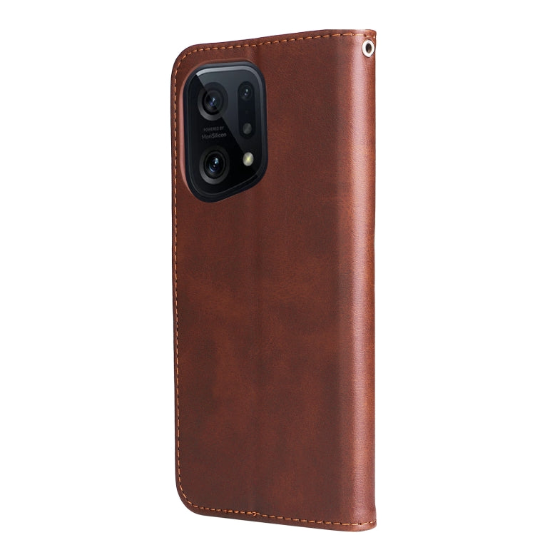 For OPPO Find X5 Pro Fashion Calf Texture Zipper Horizontal Flip Leather Case