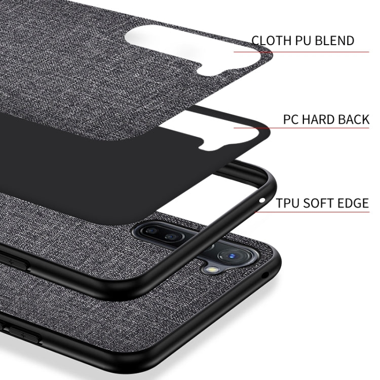 For OPPO Reno 3 Shockproof Cloth Protective Case