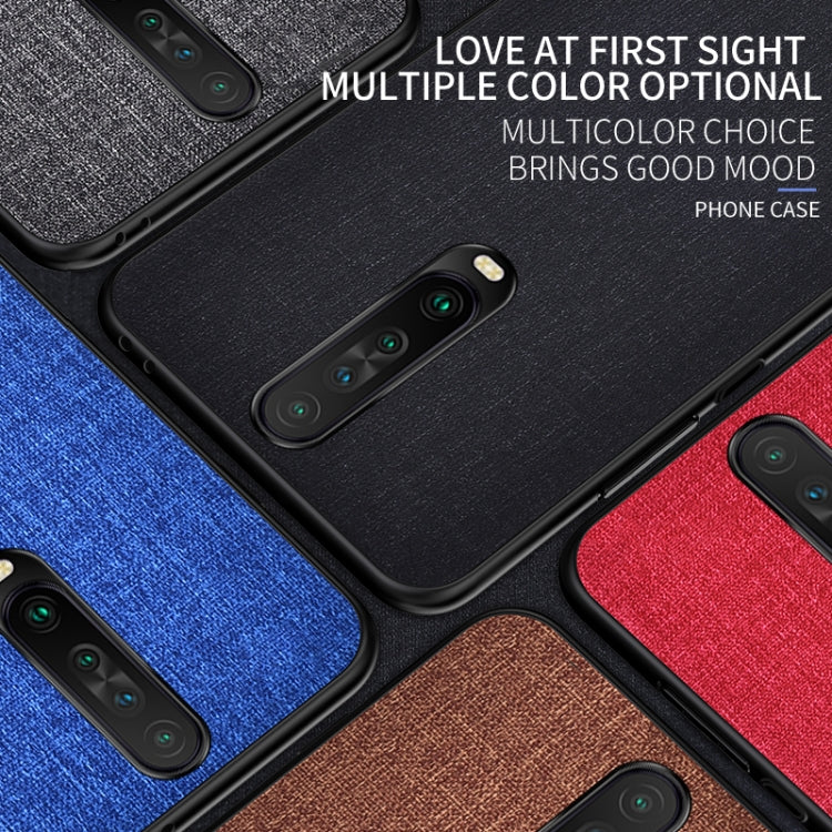 For Xiaomi Redmi K30 Shockproof Cloth Protective Case