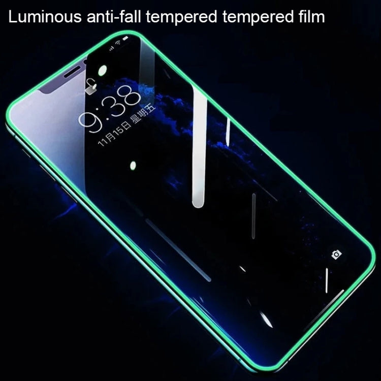 25pcs Luminous Shatterproof Airbag Tempered Glass Film For iPhone SE 2022/SE 2020/8/7/6/6s
