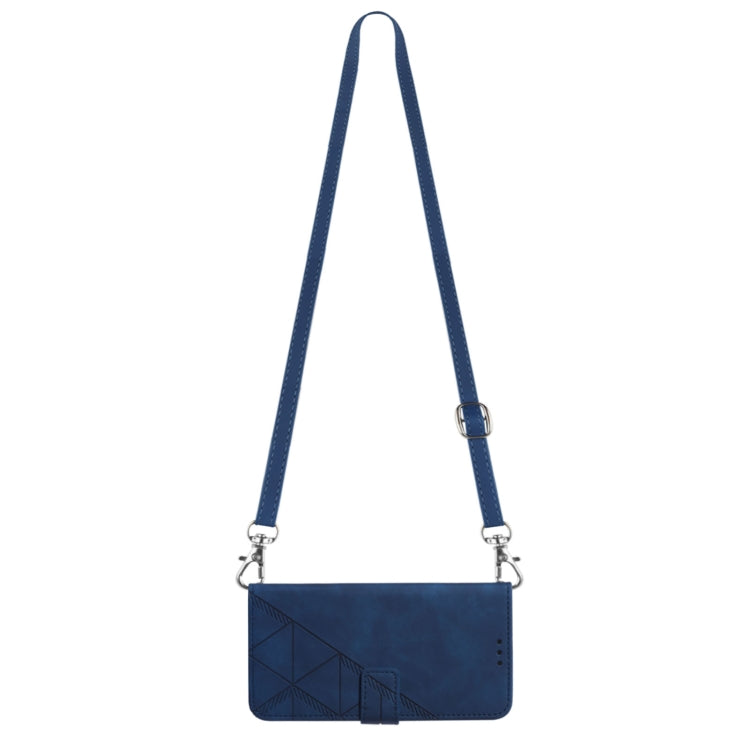 For OPPO A55s 5G Foreign Version Crossbody 3D Embossed Flip Leather Phone Case