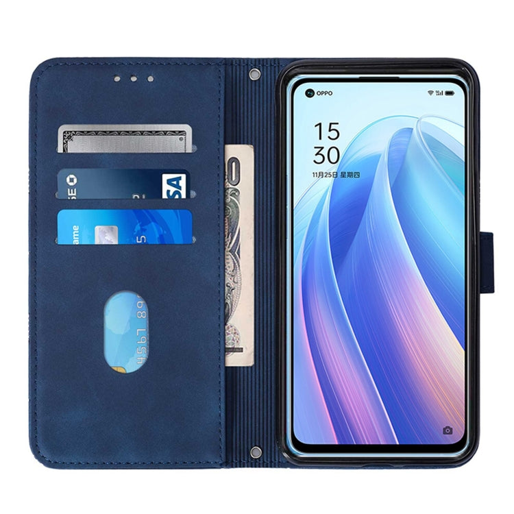 For OPPO Realme 9 Pro+ 5G Crossbody 3D Embossed Flip Leather Phone Case