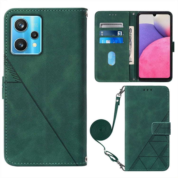 For OPPO Realme 9 Pro+ 5G Crossbody 3D Embossed Flip Leather Phone Case
