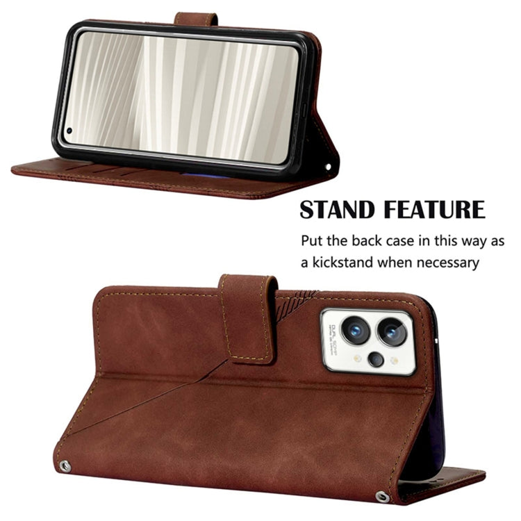 For OPPO Realme GT2 Pro Crossbody 3D Embossed Flip Leather Phone Case