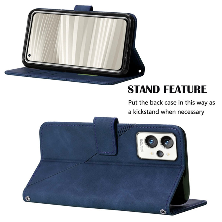 For OPPO Realme GT2 Pro Crossbody 3D Embossed Flip Leather Phone Case