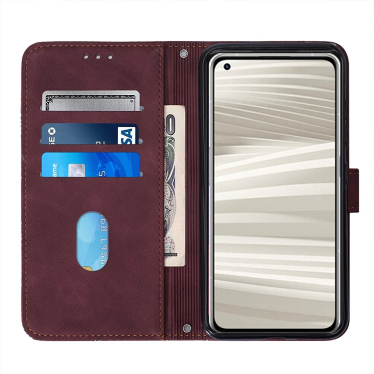For OPPO Realme GT2 Pro Crossbody 3D Embossed Flip Leather Phone Case
