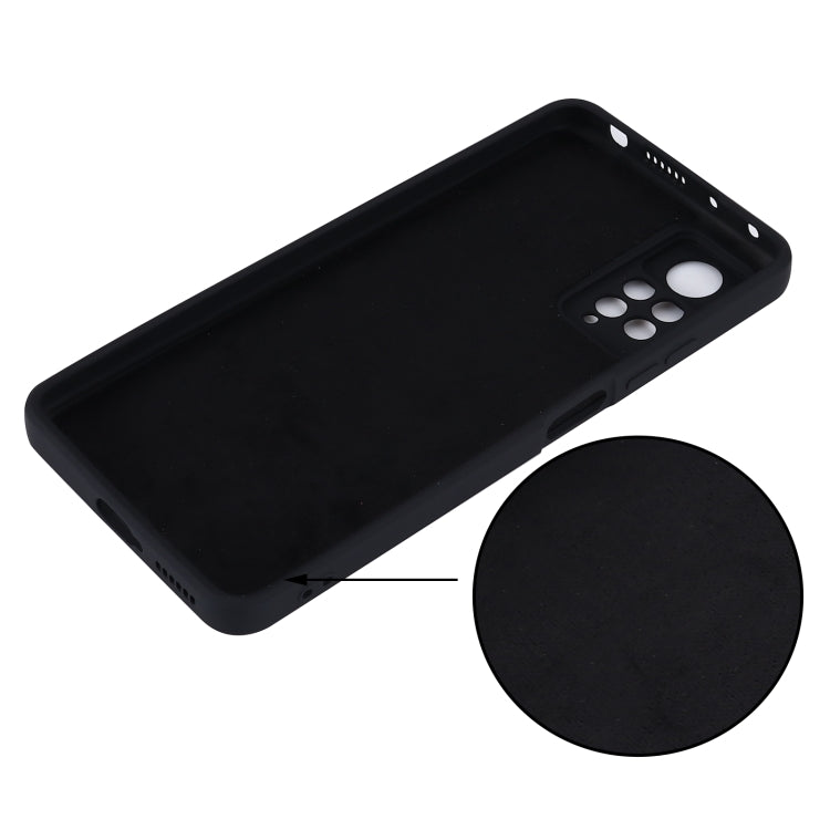 For Xiaomi Redmi Note 11 Pro 4G / 5G Pure Color Liquid Silicone Shockproof Phone Case