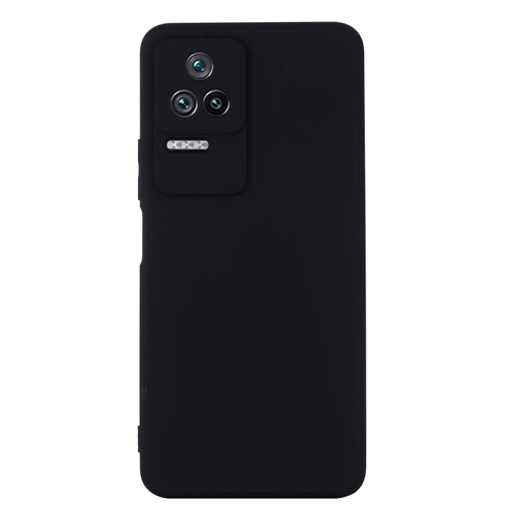 For Xiaomi Redmi K40S Pure Color Liquid Silicone Shockproof Phone Case