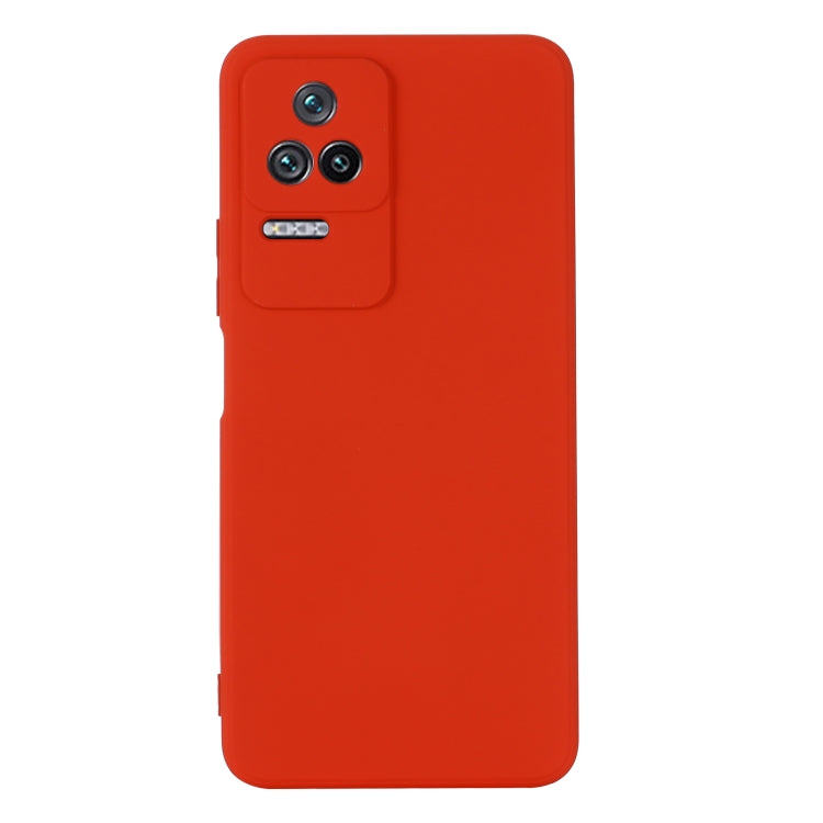 For Xiaomi Redmi K50 / K50 Pro Pure Color Liquid Silicone Shockproof Phone Case