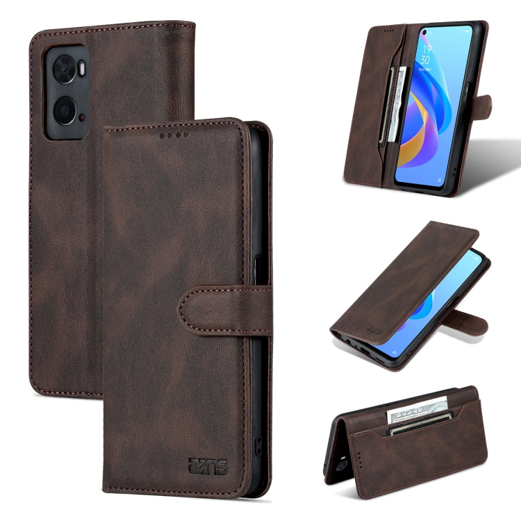 For OPPO A36 4G/A76 4G(Global) AZNS Dream II Skin Feel Horizontal Flip Leather Case
