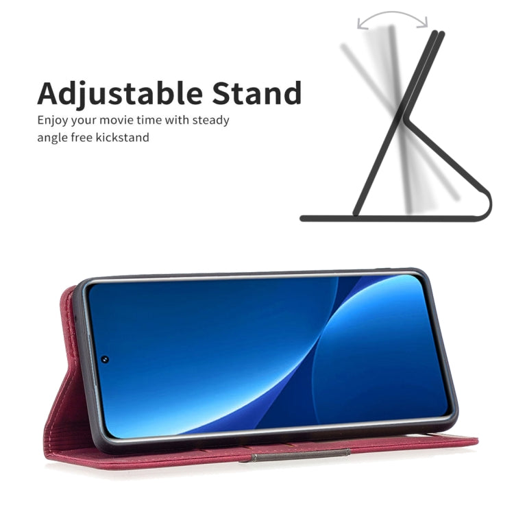 For Xiaomi 12 Pro Magnetic Splicing Leather Phone Case