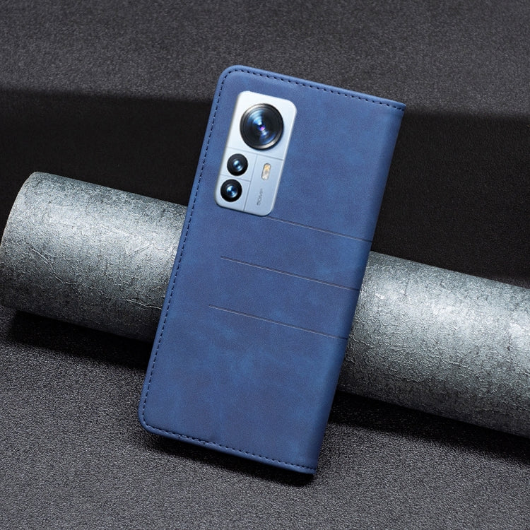 For Xiaomi 12 Pro Magnetic Splicing Leather Phone Case