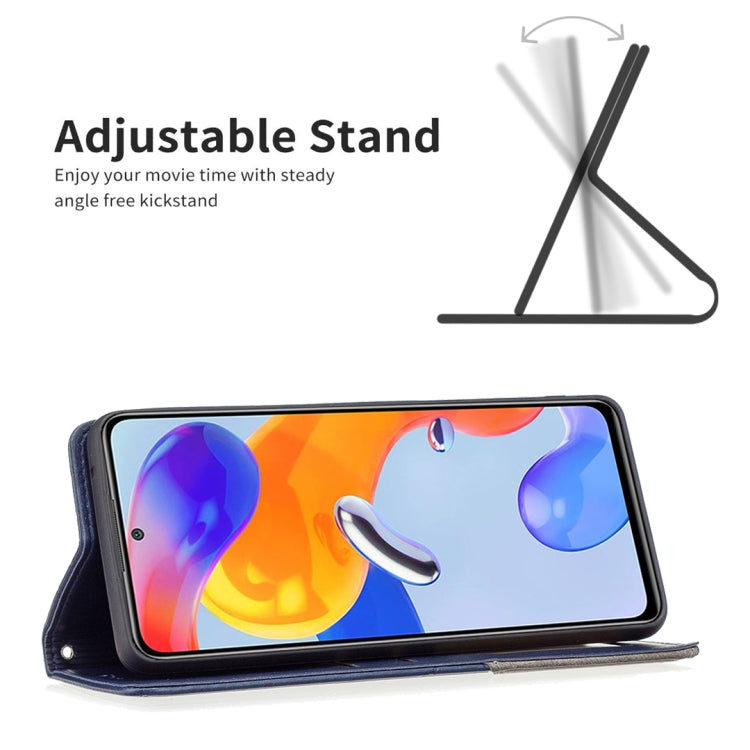For Xiaomi Redmi Note 11 Pro Global Prismatic Invisible Magnetic Leather Phone Case