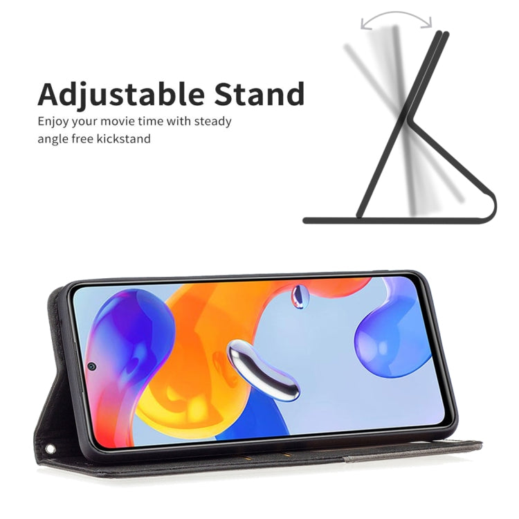 For Xiaomi Redmi Note 11 Pro Global Prismatic Invisible Magnetic Leather Phone Case
