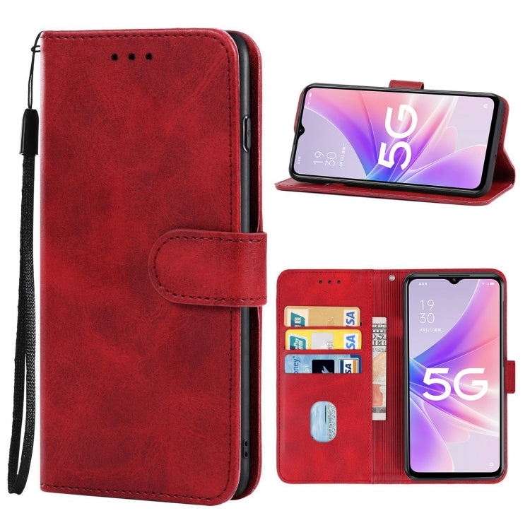 For OPPO A57 5G Leather Phone Case