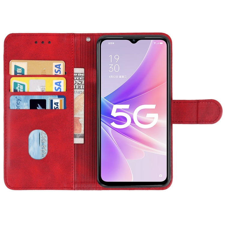 For OPPO A57 5G Leather Phone Case