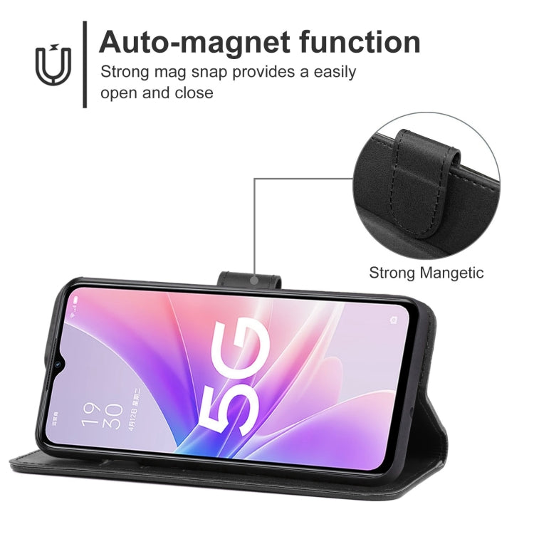 For OPPO A57 5G Leather Phone Case