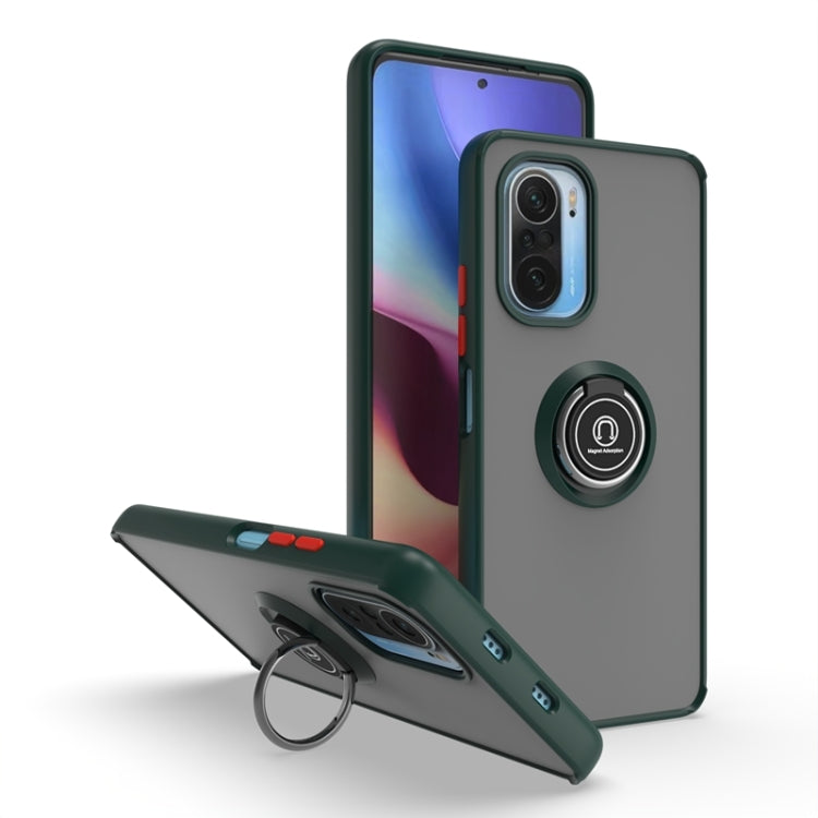 For Xiaomi Redmi K40 Q Shadow 1 Series TPU + PC Phone Case with Ring Holder