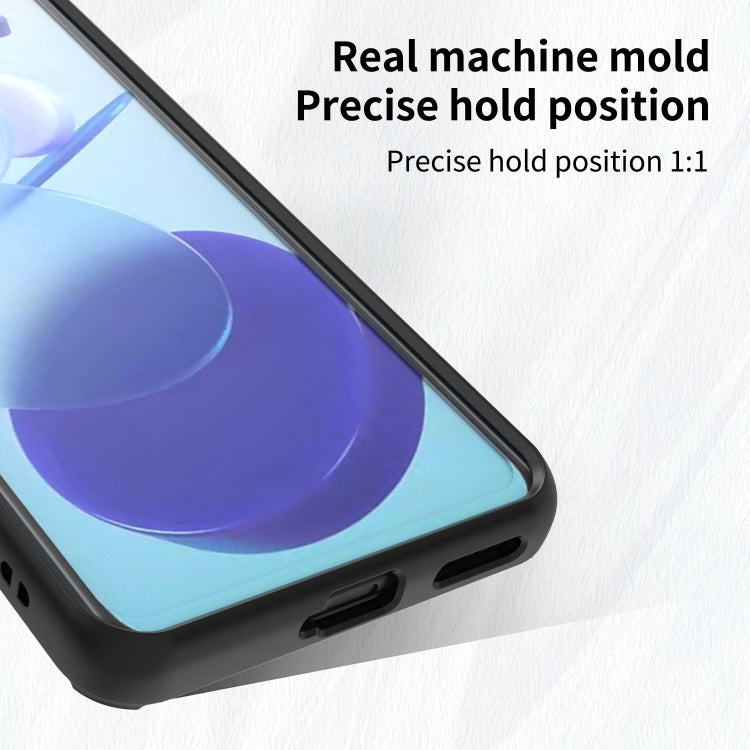 For Xiaomi Mi 11 Lite Q Shadow 1 Series TPU + PC Phone Case with Ring Holder