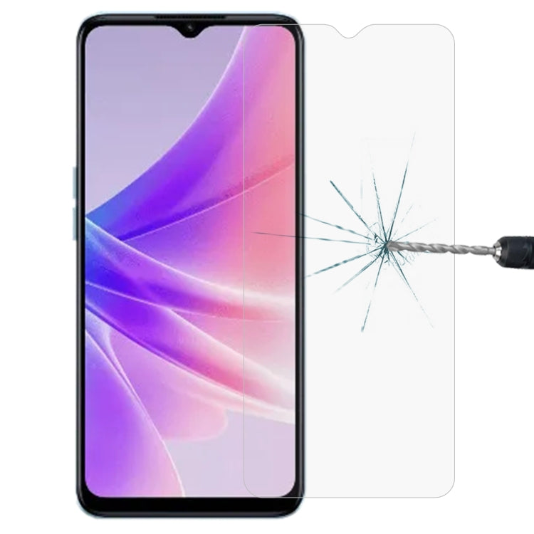 0.26mm 9H 2.5D Tempered Glass Film For OPPO A57 / A57 4G / A77 / K10 5G / A57e / A57s / K10x / A17 / A77s / A17k / A58 / A77 4G / A56s